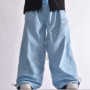 Pantalones de esquí súper holgados para hombre y mujer, transpirables, aislados, de invierno, Unisex, impermeables, a prueba de viento, de talla grande, con estampado técnico - Product Image 1
