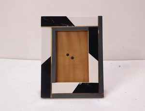 Cadre photo carré en bois massif écologique A4 8x10 Noyer Bois dur Art mural rustique pour mariage/anniversaire - Product Image 4