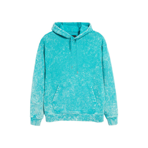 Fabrication en gros de sweats à capuche délavés à l'acide pour hommes, 100% coton, léger, streetwear, séchage rapide, impression de logo personnalisée - Product Image 4