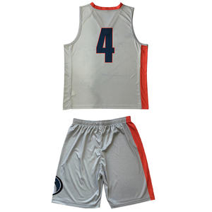 Uniforme de Baloncesto Sublimado Personalizado, Transpirable, Conjunto de Camiseta y Pantalones Cortos para Hombre, Ropa Deportiva Unisex 100% Poliéster - Product Image 2