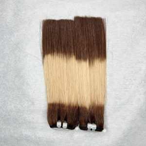 El mejor vendedor Raw Vietnamita Hueso Recto Cabello humano Doble dibujado Sedoso Recto Paquetes Extensiones de cabello humano - Product Image 1