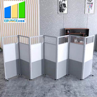 EBUNGE Cloisons de séparation de bureau modernes, réglables, portables, ignifuges, écologiques, insonorisantes, pliables, pour l'école et l'extérieur