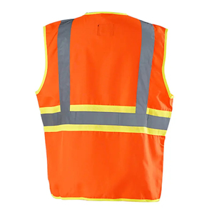 Gilet haute visibilité avec sangles de sécurité 100% vêtements de travail en polyester vêtements de sécurité réfléchissants en gros vestes haute visibilité pour la sécurité routière - Product Image 2