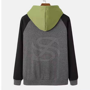 Sudadera Moderna de Color Sólido para Hombre con Capucha Ajustable y Interior Suave, Ideal para Ropa Urbana y Uso Diario - Product Image 2