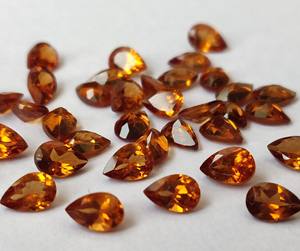 Granate de Hessonita Natural, corte de pera, 4x6mm, tallado, suelto, granate de Hessonita, corte de pera, piedra preciosa suelta facetada, calidad superior - Product Image 5