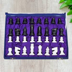 2pcs Polished Stone <b>Chess</b> <b>Set</b> Elegant Stone Crafts for Strategists - Product Image 2