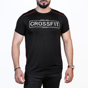 2025คลาสสิกเสื้อยืดลูกเรือเข้ารูปแบบพรีเมี่ยมสำหรับผู้ชายระบายอากาศและแห้งเร็วด้วยการออกแบบที่พอดีตัวพิมพ์ลายสแปนเด็กซ์/ โพลีเอสเตอร์ที่กำหนดเอง - Product Image 1