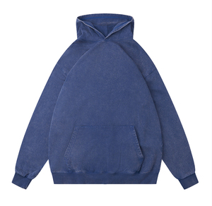 Sudadera con Capucha Lavada al Ácido de 420 g/m², Estilo Holgado con Hombros Caídos, Forro Polar Grueso, Modelo 2026 - Product Image 2