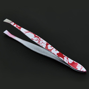 Pince à épiler les sourcils en acier inoxydable épilation du visage tondeuse à sourcils pinces à cils outil de maquillage pince à épiler Extension de cils - Product Image 4