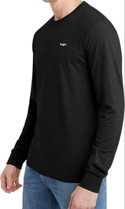 เสื้อยืดคอกลมแขนยาวผ้าฝ้ายออร์แกนิกสำหรับผู้ชาย - Product Image 5