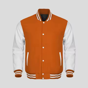 Chaqueta Bomber Varsity Bordada con Chenilla Letterman para Hombre OEM, crea tus propias chaquetas de estilo con logotipo personalizado - Product Image 2