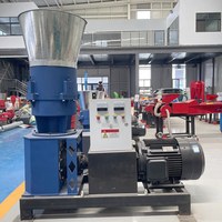 Machine à granulés d'aliments pour volailles, porcs et bovins, prix d'usine, avec une production stable et une puissance moteur élevée