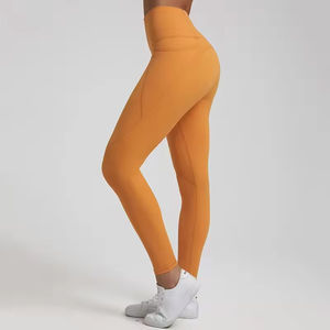 Active Wear Collants Ensemble Taille Haute Fitness Sportswear Legging Sans Couture 100% Coton Leggings Pour Femmes Du Pakistan En Gros - Product Image 5