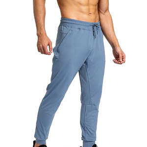 Pantalones de chándal para hombre cómodos con bolsillos laterales transpirables, ropa de gimnasio regular con diseño personalizado al por mayor, 2025 - Product Image 3