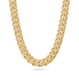 Glamorous 10K Chapado en oro Moissanite Collar E Color Corte brillante VVS2 Claridad Hip Hop Diseñador Joyería Exportación Proveedor Lujo - Product Image 6