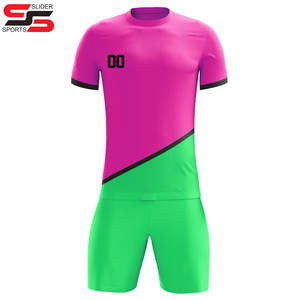 Uniforme de fútbol azul y blanco juvenil personalizado, camiseta de árbitro de fútbol vintage, uniformes de alta calidad para conjuntos de equipos - Product Image 1