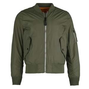Chaquetas informales personalizadas de alta calidad para hombre para Otoño/Invierno, bombardero de lona de Color sólido con decoración bordada, venta al por mayor - Product Image 1