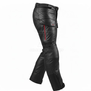 กางเกงหนังสำหรับขี่มอเตอร์ไซค์ผู้ชายแบบหนาพิเศษ ใส่สบาย เหมาะสำหรับการผจญภัยกลางแจ้ง - Product Image 5