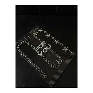 Ceinture pour femme avec chaîne argentée, ceinture pour robe, ceinture pour jupe, ceinture pour pantalon - Argent - Product Image 3