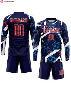 Vêtements de sport de haute qualité chemises de football maillot de football maillot personnalisé football enfants sublimation maillot de football ensembles d'uniformes d'entraînement - Product Image 3