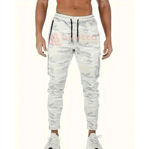 Custom Made <b>Summer</b> Casual Men <b>Trousers</b> High Quality Breathable Lightweight Elastic Waist Cotton Printed Straight Pattern Regular - Product Image 2