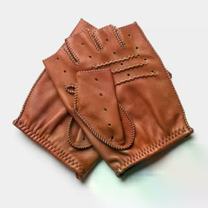 Nouveauté Gants de conduite en cuir d'agneau ajustés pour hommes Logo personnalisé Prix raisonnables Design personnalisé pour la moto - Product Image 5