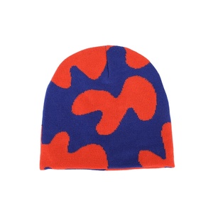 Bonnets de voyage en tricot jacquard à impression numérique d'hiver avec logo personnalisé de haute qualité 2026 - Product Image 1