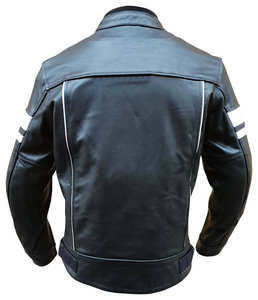 เสื้อแจ็คเก็ตหนังสำหรับขี่มอเตอร์ไซค์ผู้ชาย แจ็คเก็ตนักขี่มอเตอร์ไซค์ทันสมัยสำหรับผู้ชาย ผู้จำหน่ายขายส่ง 2026 ทุกฤดู - Product Image 4
