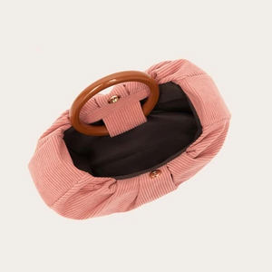 Bolsa de Mano Personalizada con Logotipo, de Lujo, de Pana, de Algodón Biodegradable Dupont, Personalizable con Impresión, para Empaque de Regalos - Product Image 5