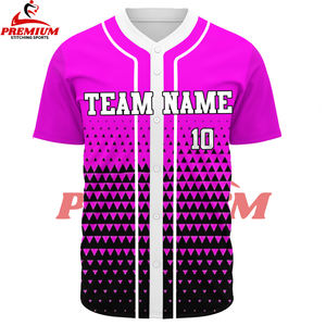 Custom Quick Dry Breathable Baseball Softball Wear <b>Button</b> <b>up</b> Baseball Jersey Boys for Unisex Men's Baseball <b>Shirts</b> - Product Image 3