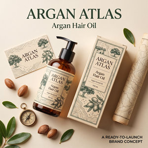 Huile capillaire à l'argan Atlas prête à l'emploi 100 mL pour accessoires d'extensions capillaires - Product Image 2