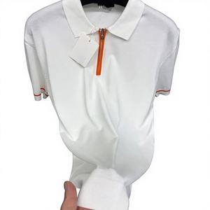 T-shirt en coton uni pour homme, manches courtes, col rond, décontracté, respirant, écologique, OEM ODM, logo personnalisé, étiquette avant, grandes tailles - Product Image 1