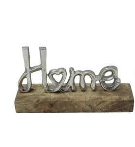 Décoration de table de Noël de luxe en aluminium et bois, forme rectangulaire, base argentée de couleur naturelle pour la décoration de la maison, vente en gros - Product Image 3