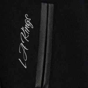 Chaqueta universitaria de lana de moda 2025, diseño inspirado en El vintage con mangas en contraste - Product Image 3