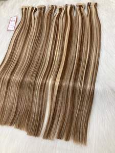 Extensiones de cabello Remy humano 100% de la mejor calidad, todos los tamaños, extensión de cabello con cinta, Color claro alto, máquina de doble estiramiento, trama Doble - Product Image 2