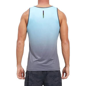 Venta al por mayor de camisetas sin mangas de algodón con logotipo personalizado para hombre Camiseta para correr camisetas musculosas con servicio OEM ropa de entrenamiento para gimnasio - Product Image 3