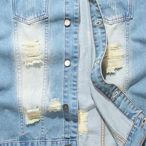 Fait sur mesure nouvelle veste en jean d'hiver de haute qualité pour hommes en gros sans manches coupe-vent chaud col en fourrure en détresse Style Vintage - Product Image 4