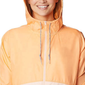 Veste coupe-vent d'hiver unisexe à capuche personnalisée, tissu écologique imperméable et léger - Product Image 4