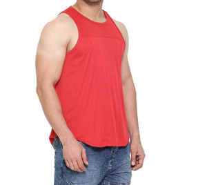 Camiseta sin Mangas para Hombre con Bloques de Color y Estampado, Ajustada, para Gimnasio, Personalizada, Chalecos, Camisetas de Verano, Camiseta sin Mangas Barata para Hombre - Product Image 4