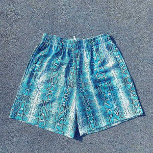Pantalones cortos transpirables informales de alta calidad al por mayor, pantalones cortos de verano de secado rápido de malla deportiva para baloncesto con estampado personalizado para hombre - Product Image 5
