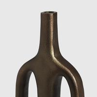 Vente chaude Vintage Métal Laiton Aluminium Pot De Fleur Nouveau Design Vase De Table pour La Maison ou Hôtel Décor Meilleur Prix