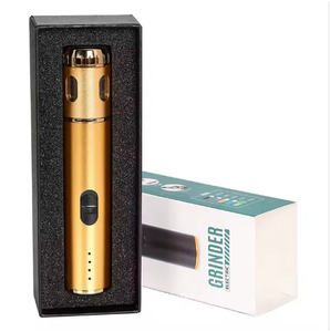 Broyeur d'herbes électrique automatique classique en aluminium, recharge USB, utilisation à une main, accessoires pour fumeurs, vente en gros - Product Image 1