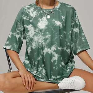 High Quality <b>Tie</b> <b>Dye</b> <b>Women</b> T-<b>Shirt</b> Customized Design Printed Tshirt for <b>Women</b> Custom Logo Streetwear Fashion T <b>Shirts</b> <b>Women</b> - Product Image 2