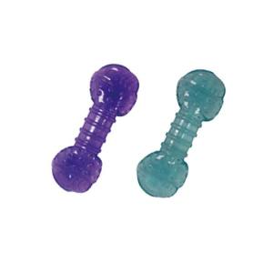 Jouet à mâcher durable en os plat pour chien TPR avec fonction grinçante Jouet moderne en plastique de silicone pour le nettoyage des dents emballé dans un sac - Product Image 3