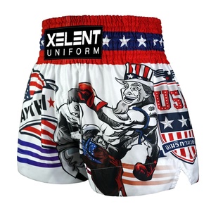 Top MMA Pantalones Cortos de Boxeo Diseños Sublimados Muay Thai Shorts Unisex MMA Equipo de Entrenamiento e MMA Pantalones Cortos Fabricante Artes Marciales - Product Image 2