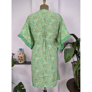 Regalo Romántico de Lujo para Ella en Aniversario, Nuevo Kaftán de Mezcla de Seda, Vestido Suave y Fluido para la Noche en la Playa, Suministro ODM - Product Image 5