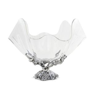 Tazón decorativo de metal y vidrio de lujo al por mayor, tazón para servir frutas de diseño personalizado, tazón hecho a mano, venta de fábrica al por mayor. - Product Image 4