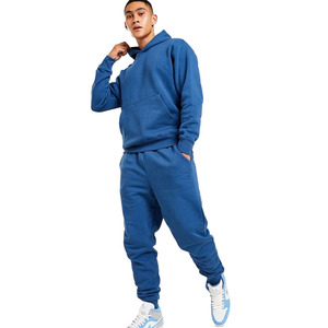 Survêtements de sport confortables pour hommes, streetwear d'hiver, sweats à capuche et ensembles de jogging légers personnalisés, vente en gros - Product Image 1