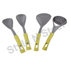Juego de herramientas de cocina de 7 piezas Premium, herramientas de cocina modernas de acero inoxidable con mango de plástico de fácil agarre para uso diario - Product Image 2