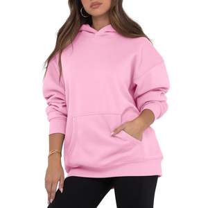 Sudadera con Capucha Extra Grande, Bordada Personalizada, 100% Algodón, Sudadera Unisex Lisa para Venta al por Mayor - Product Image 2